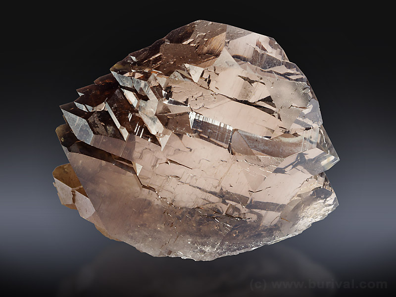 gwindel smoky quartz from Alps